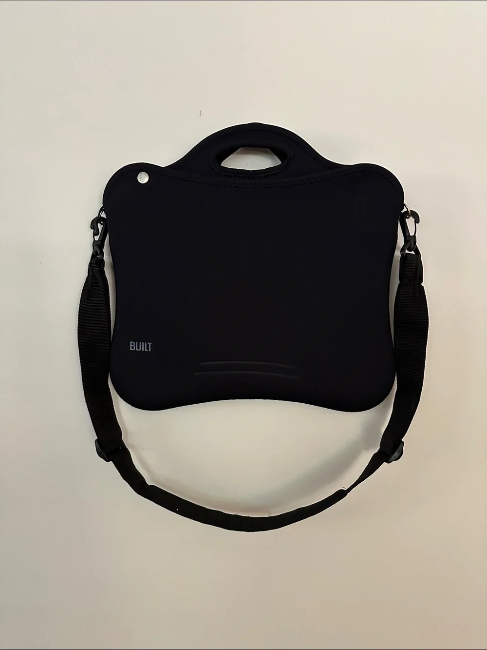 Built NY Black Neoprene Messenger Bag